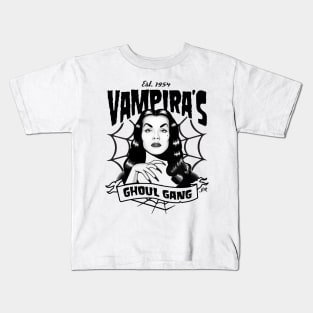 Vampira's Ghoul Gang Est.1954 Kids T-Shirt